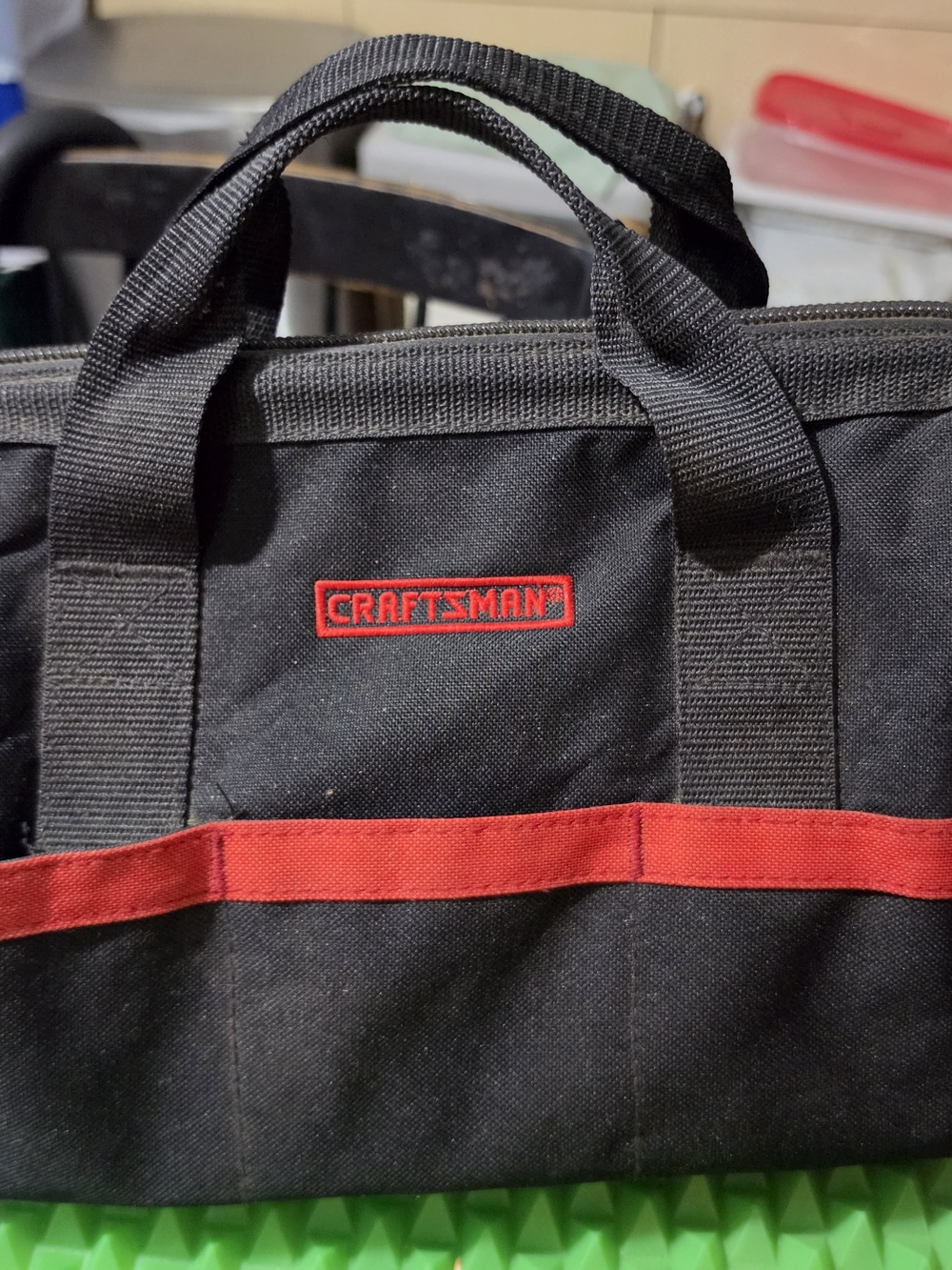 Craftsman Large Mouth Tool Bag 12" x 9.5" Rare